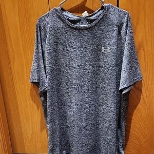 Under Armour Men's Heathered Blue Tee
